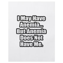 Anemia Fighting Quote flyers