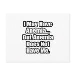 Anemia Fighting Quote Postcard