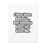 Anemia Fighting Quote Postcards