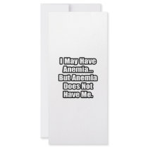 Anemia Fighting Quote Rack Cards