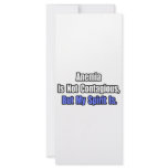 Anemia Is Not Contagious.. Custom Rack Card