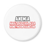 Anemia...Not Cool Fridge Magnets