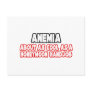 Anemia...Not Cool Postcards