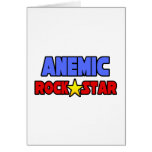 Anemic Rock Star Greeting Card