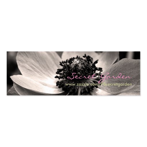 Anemone 1 business card template (front side)