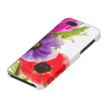 anemone flowers background iphone cases
