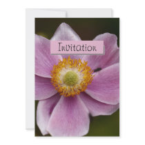 Anemone Party Announcement Invitation