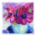 anemone pink and purple posters by barbaramarion anemone pink and purple posters
