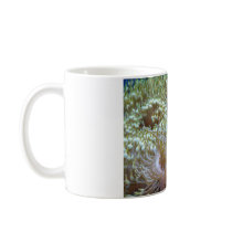 anemone, with peeking clown fish coffee mug