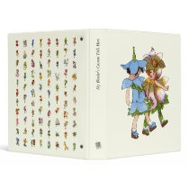 Anemones and Bluets Vinyl Binders