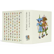 Anemones and Bluets 3 Ring Binders
