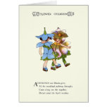 Anemones and Bluets Greeting Cards