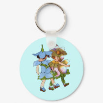 Anemones and Bluets keychains