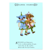 Anemones and Bluets posters by FlowerChildren Anemones and Bluets posters