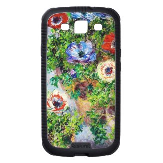 Anemones in Pot Claude Monet flower paint Galaxy SIII Cover