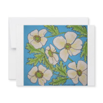 Anemones Personalized Invites