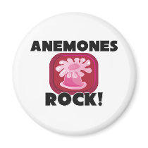Anemones Rock Fridge Magnets