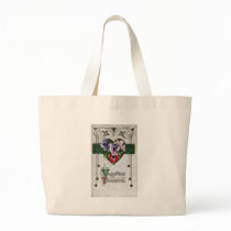 Anemones Vintage Valentine Canvas Bags