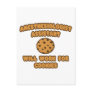 Anesthesiologist Asst  .. Will Work for Cookies Postcards