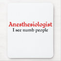 Anesthesiologist Mouse Pad mousepads by medicaltshirts Anesthesiologist Mouse Pad mousepads
