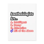 Anesthesiologist Quiz...Joke Postcards