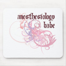 Anesthesiology Babe Mouse Pad