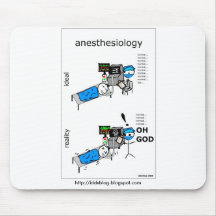Anesthesiology Comic Mousepad