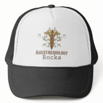 Anesthesiology Rocks Hat by MedicalTeesGifts Anesthesiology Rocks Hat