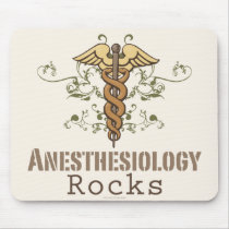Anesthesiology Rocks Mousepad by MedicalTeesGifts Anesthesiology Rocks Mousepad