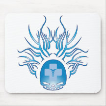 Anesthesiology Skull Mouse Mats