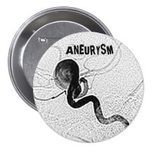 Aneurysm b-1 pinback button