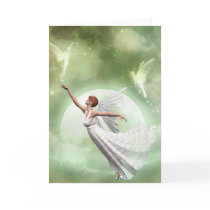 Angel 1 - Among Friends Greeting Card by mrssocolov4 Angel 1 - Among Friends Greeting Card