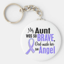 Angel 1 Aunt Esophageal Cancer Keychain