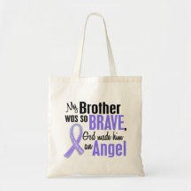 Angel 1 Brother Esophageal Cancer Tote Bag
