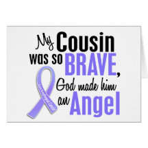 Angel 1 Cousin (Male) Esophageal Cancer Greeting Card