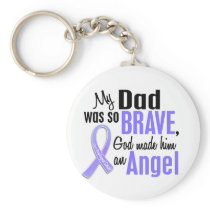 Angel 1 Dad Esophageal Cancer Key Chain