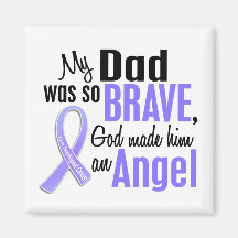 Angel 1 Dad Esophageal Cancer Refrigerator Magnets