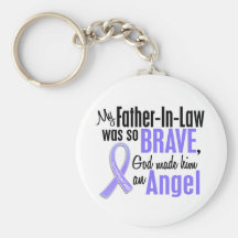 Angel 1 Father-In-Law Esophageal Cancer Keychain