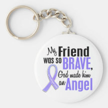 Angel 1 Friend (Male) Esophageal Cancer Key Chain