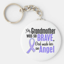 Angel 1 Grandmother Esophageal Cancer Keychains