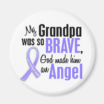 Angel 1 Grandpa Esophageal Cancer Refrigerator Magnet
