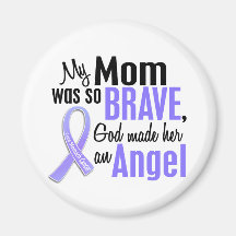 Angel 1 Mom Stomach Cancer Magnets