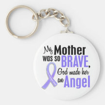 Angel 1 Mother Esophageal Cancer Keychain