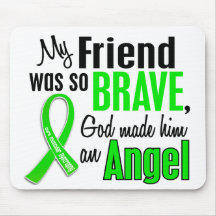 Angel 1 Muscular Dystrophy Friend (Male) Mousepads
