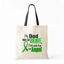 Angel 1 Non-Hodgkin's Lymphoma Dad Canvas Bags