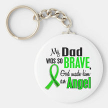Angel 1 Non-Hodgkin's Lymphoma Dad Keychain