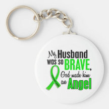 Angel 1 Non-Hodgkin's Lymphoma Husband Key Chain