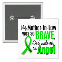 Angel 1 Non-Hodgkins Lymphoma Mother-In-Law Pinback Buttons