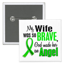 Angel 1 Non-Hodgkin's Lymphoma Wife Pin