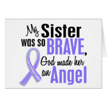 Angel 1 Sister Esophageal Cancer Greeting Card
